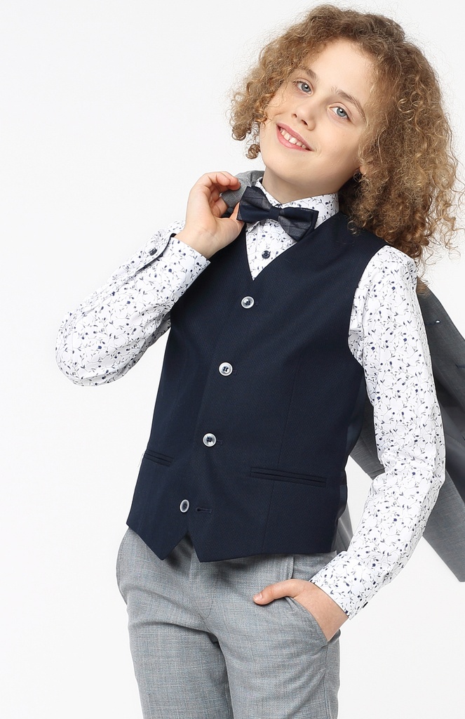 Waistcoat David - Navy (122 (Regular Tapered))