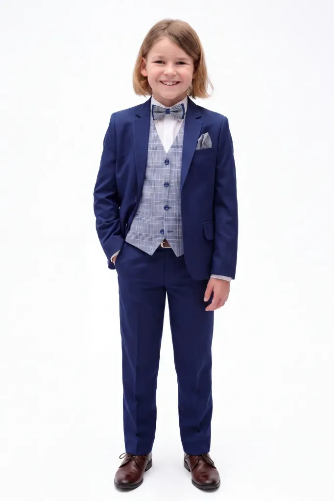 Diego Boys 3pc Suit - Blue