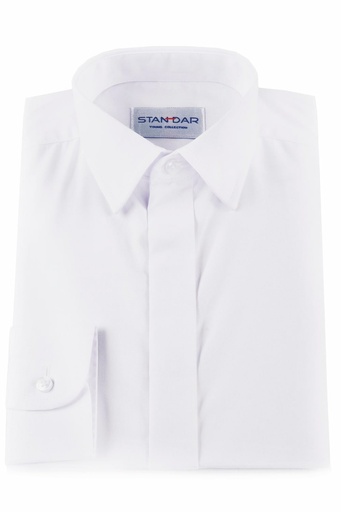 Boys White Shirt M2 - XL